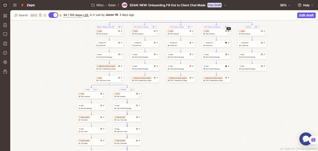 Zapier Complex Workflow